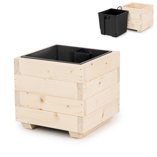 Blumentopf holz pflanzkübel - holz,