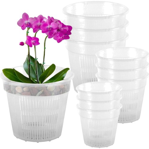 Orchideentopf set kunststoff - orchideentopf,