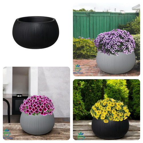 Blumentopf groß rund bis - , 22
