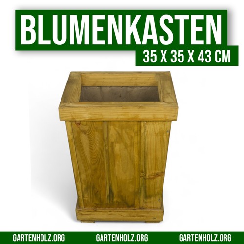 Holztopf blumentopf - holztopf,