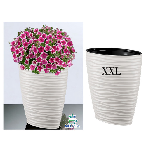 Blumentopf xxl groß oval - blumentopf,